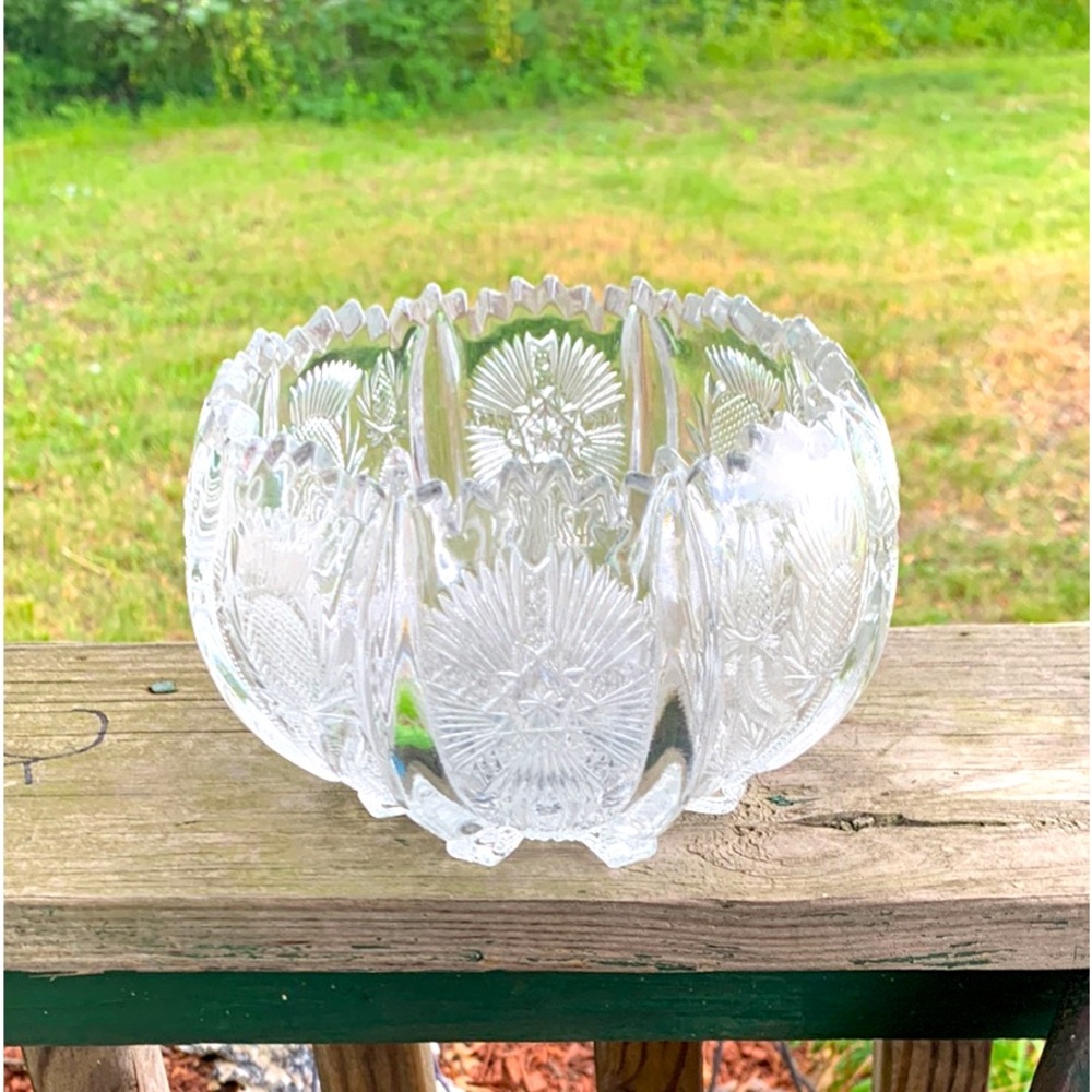 Vintage  footed bowl